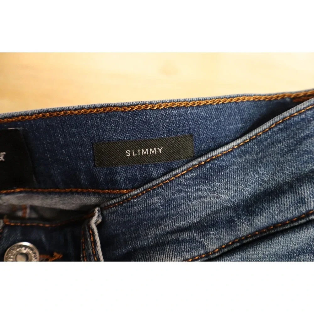 Mens 7FAM Seven 7 For All Mankind Jeans Pants Slimmy Size 30x32 Blue Stretch
